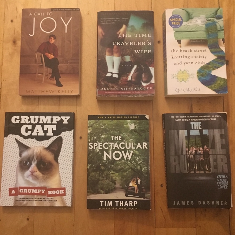 Book Bundle- Grumpy Cat, Maze Runner & More